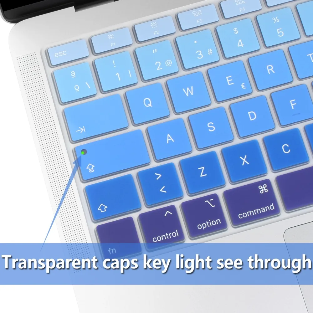 ЕС введите испанскую накладка на клавиатуру стикер для Macbook Air 13 с сенсорным ID A1932 тоньше защитная обложка для клавиатуры