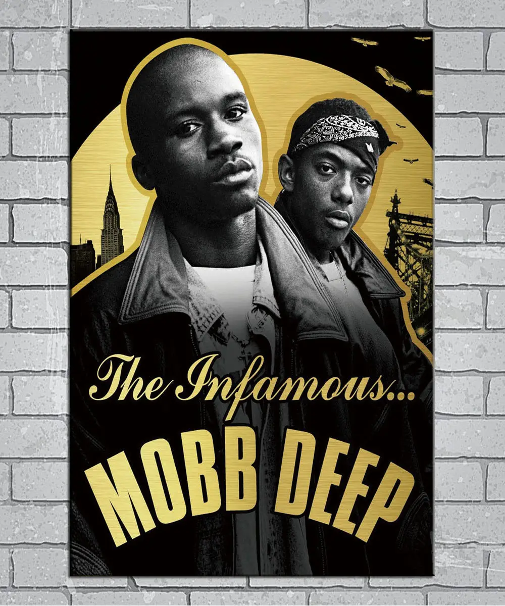 Q0753 Плакаты и принты Mobb Deep рэп с изображениями музыкальной группы 18 24x36 дюймов