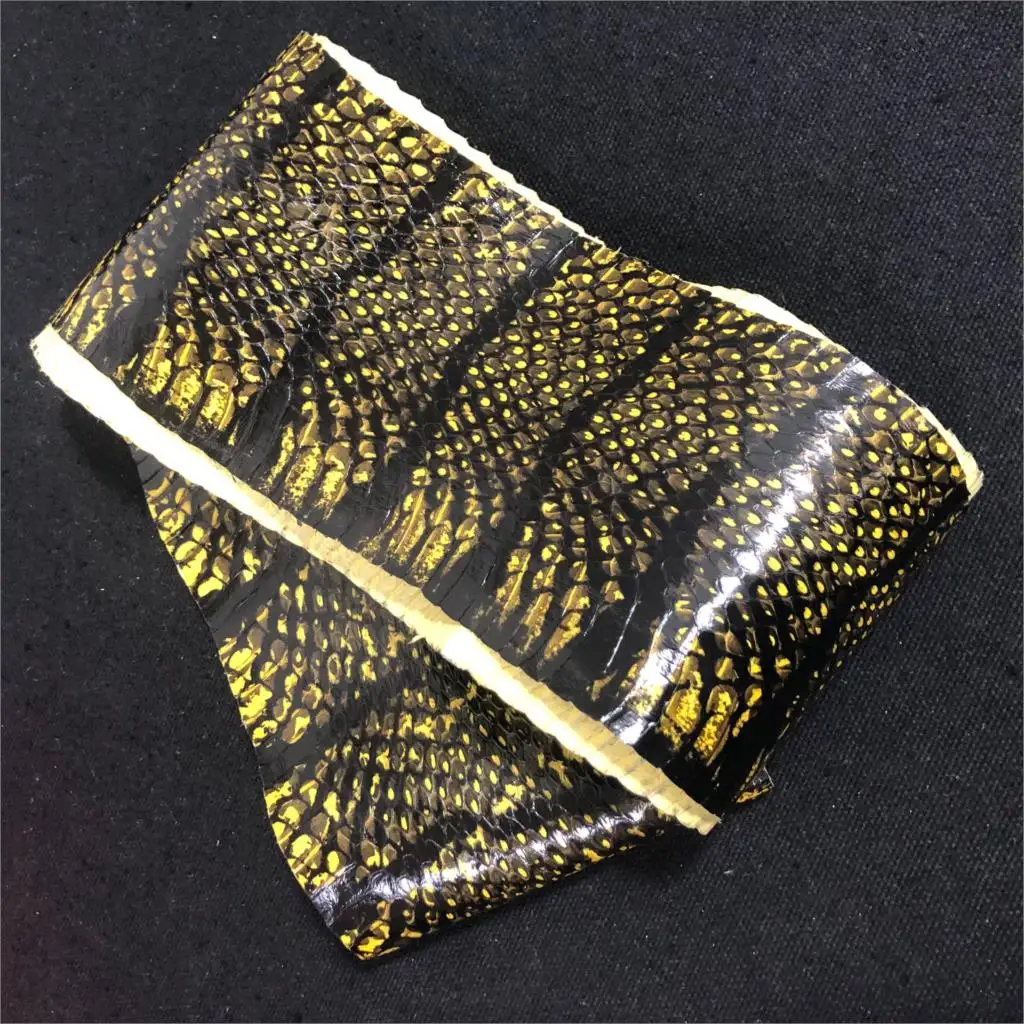 1 шт. цветной кошелек из натуральной змеиной кожи украшение для сумки|Натуральная