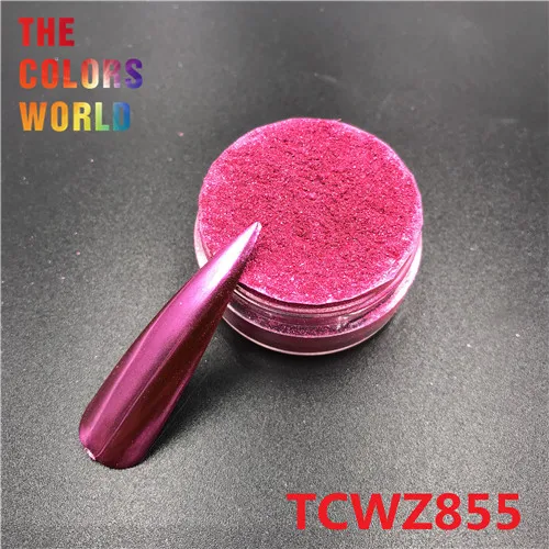 TCWZ855 5g TCT-239 зеркальный порошковый эффект хромированные ногти пигментный Гель-лак дизайн ногтей маникюр украшение тени для век макияж хна тату сделай сам - Цвет: TCWZ855 5g