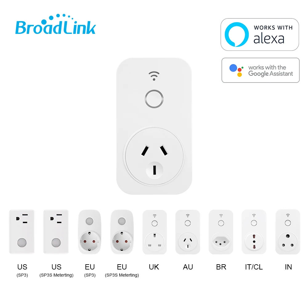 4 Pack австралийская AU вилка 16A переключатель умная WiFi розетка BroadLink SP Alexa и Google