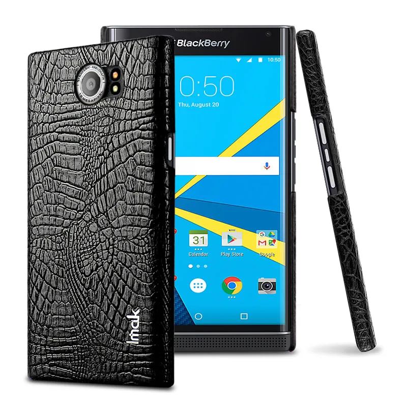 Imak Роскошные крокодиловой кожи кожаный чехол для blackberry priv люкс PU кожа задняя