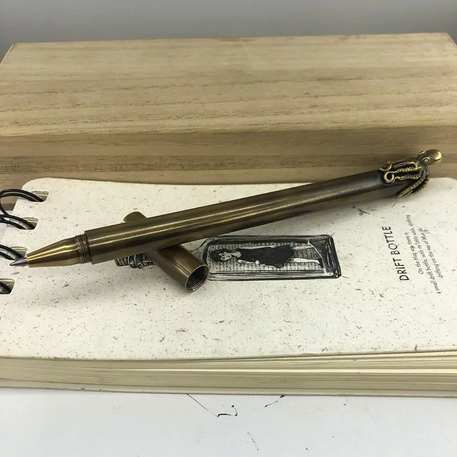 EDC походный набор инструментов ручная сварка латунная ручка осьминога шариковая