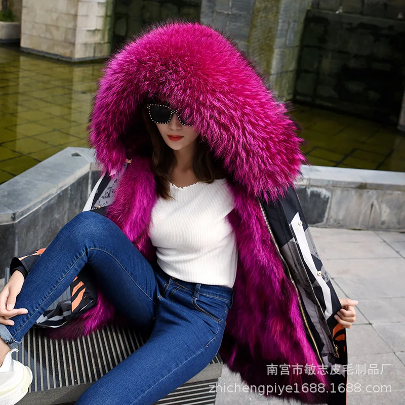 Новая зимняя норковая шуба с лисьим мехом внутри желчного пузыря оптовая продажа