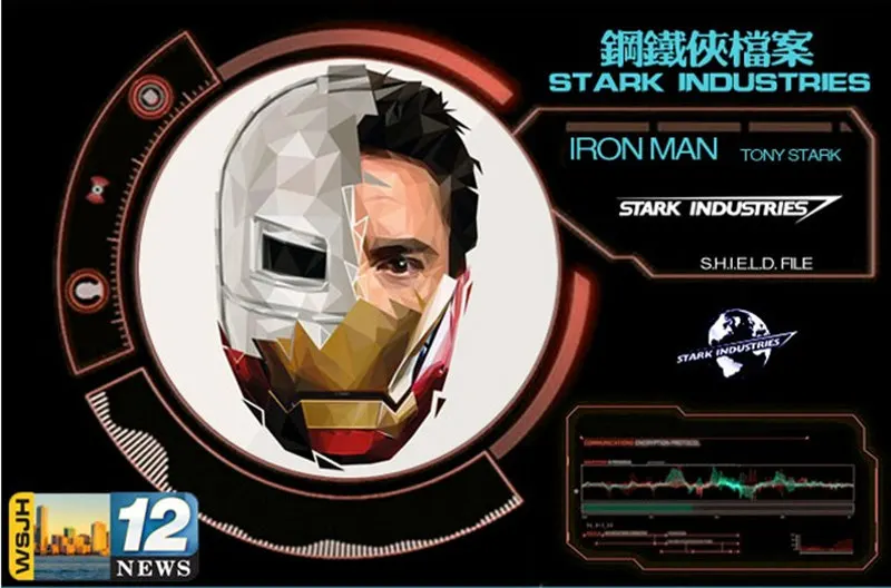 Новые мстители: Endgame Железный человек Tony Stark частный файл Тор Капитан Америка папка крафт-файл для документов аксессуары косплей реквизит