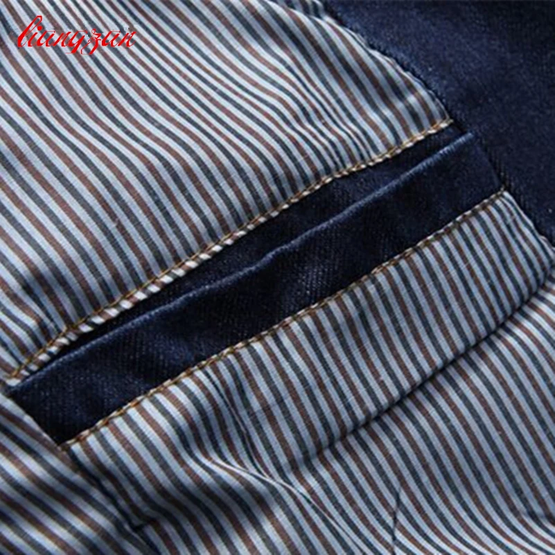 Для мужчин Denim Blazer высокое качество Большие европейские Размеры XS XXL Slim Fit Куртки