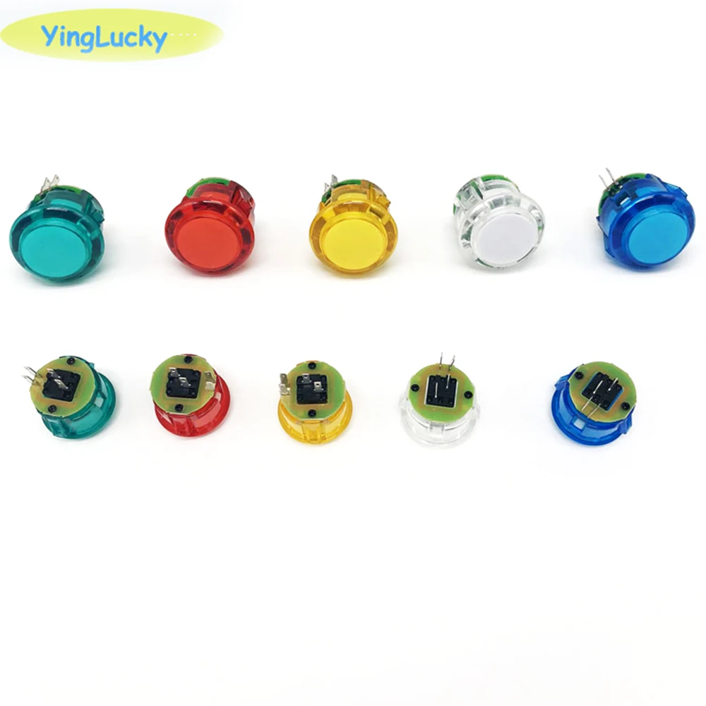 Yinglucky 8 шт. копия sanwa светодиодная Кнопка 5 в светодиодсветодиодный аркадная