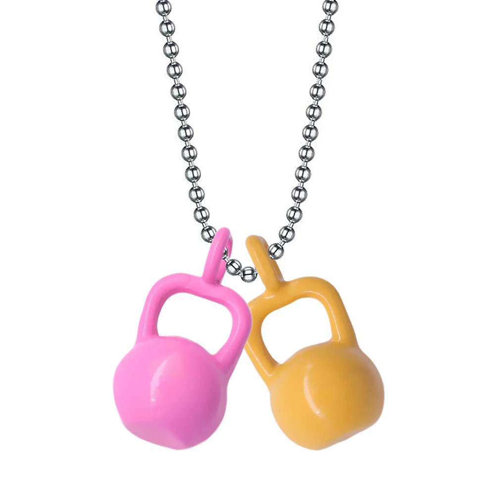 Ожерелье для занятий спортом женское изысканное ожерелье с эмалью и шармом из