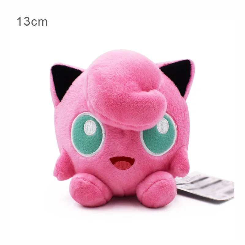 Jigglypuff Пикачу плюшевая игрушка Jigglypuff Charmander Psyduck Gengar игрушки "снорлакс" фильм детектива милый Аниме Кукла Детская подарок на день рождения - Цвет: Jigglypuff