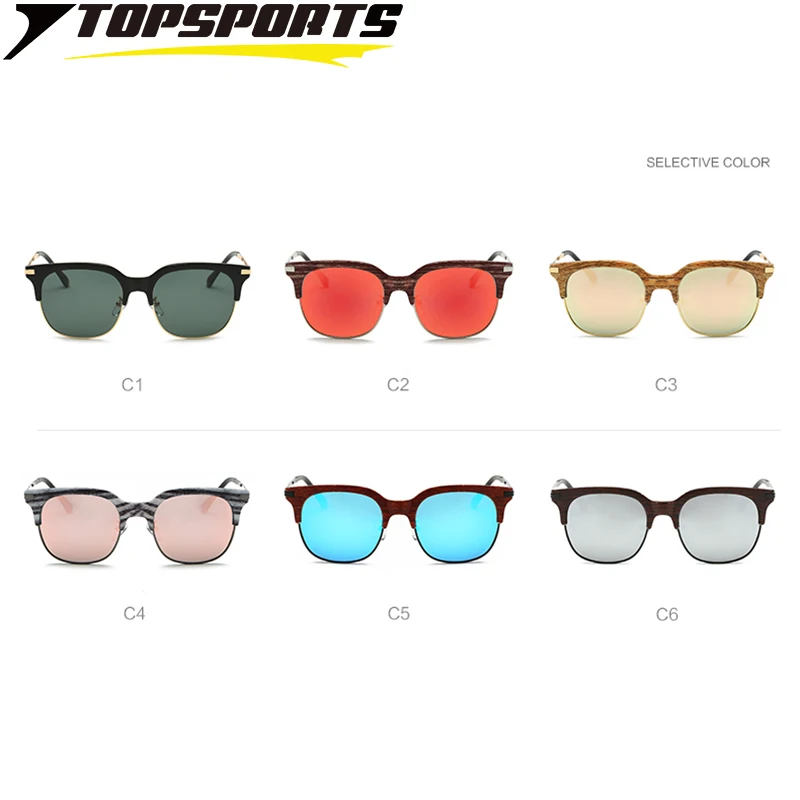 Солнцезащитные очки TOPSPORTS женские в стиле ретро поляризационные зеркальные