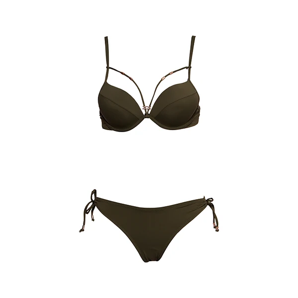 Andzhelika bikini женский купальник бикини с плотной чашкой и эффектом пуш апп AK5922-2 - Цвет: 5922-2