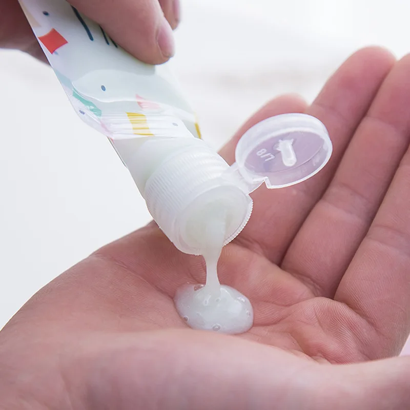 Дорожная сумка для лосьона 100 мл складная душа очищающее средство лица хранения