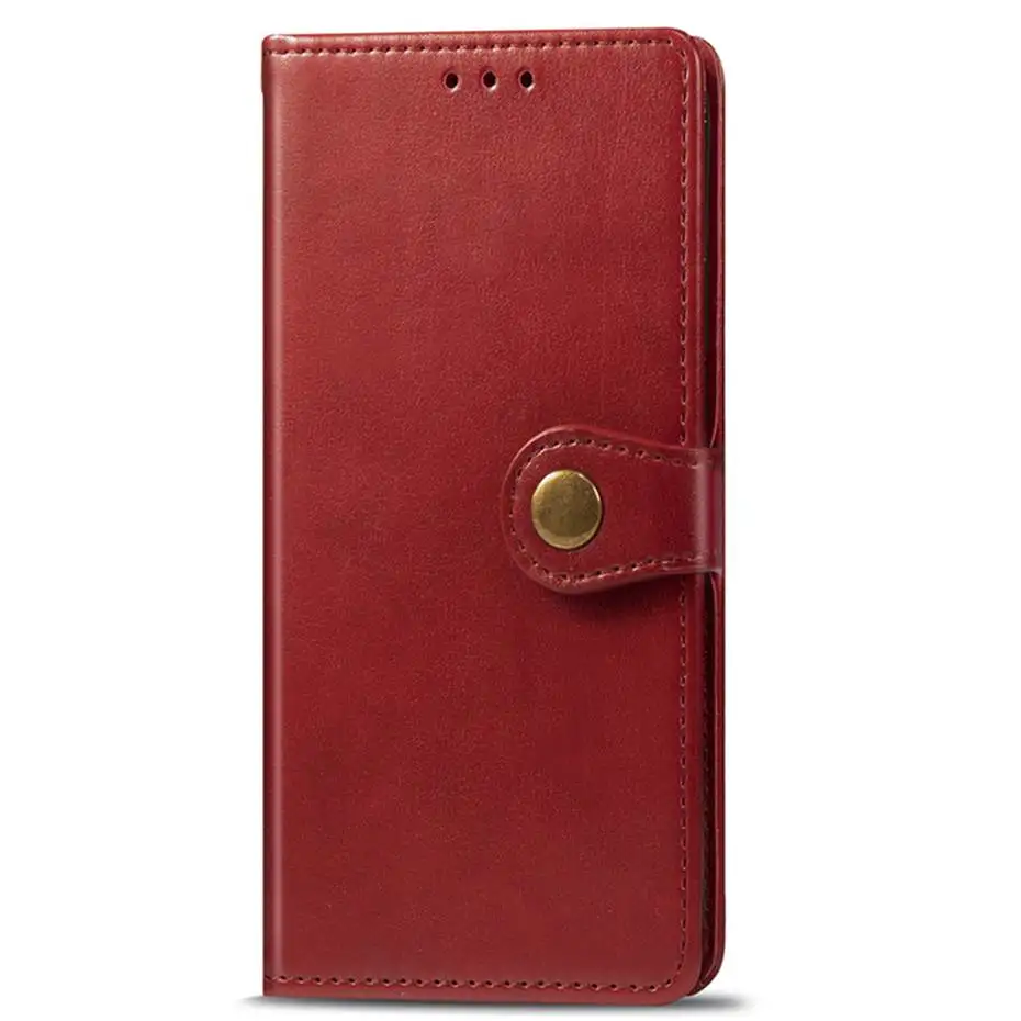 Red Ретро Роскошный кожаный флип-чехол для Xiaomi Redmi Note 7 7s 8 Pro Чехол для телефона Xiaomi Redmi 7 8 Pro Note 7 7 7s Чехол-кошелек - Цвет: Red
