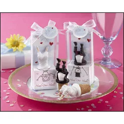 

wedding gift and giveaways--Head Over Heels Bottle Stopper or Groom Bottle Stoppers used in wedding party 40 pairs