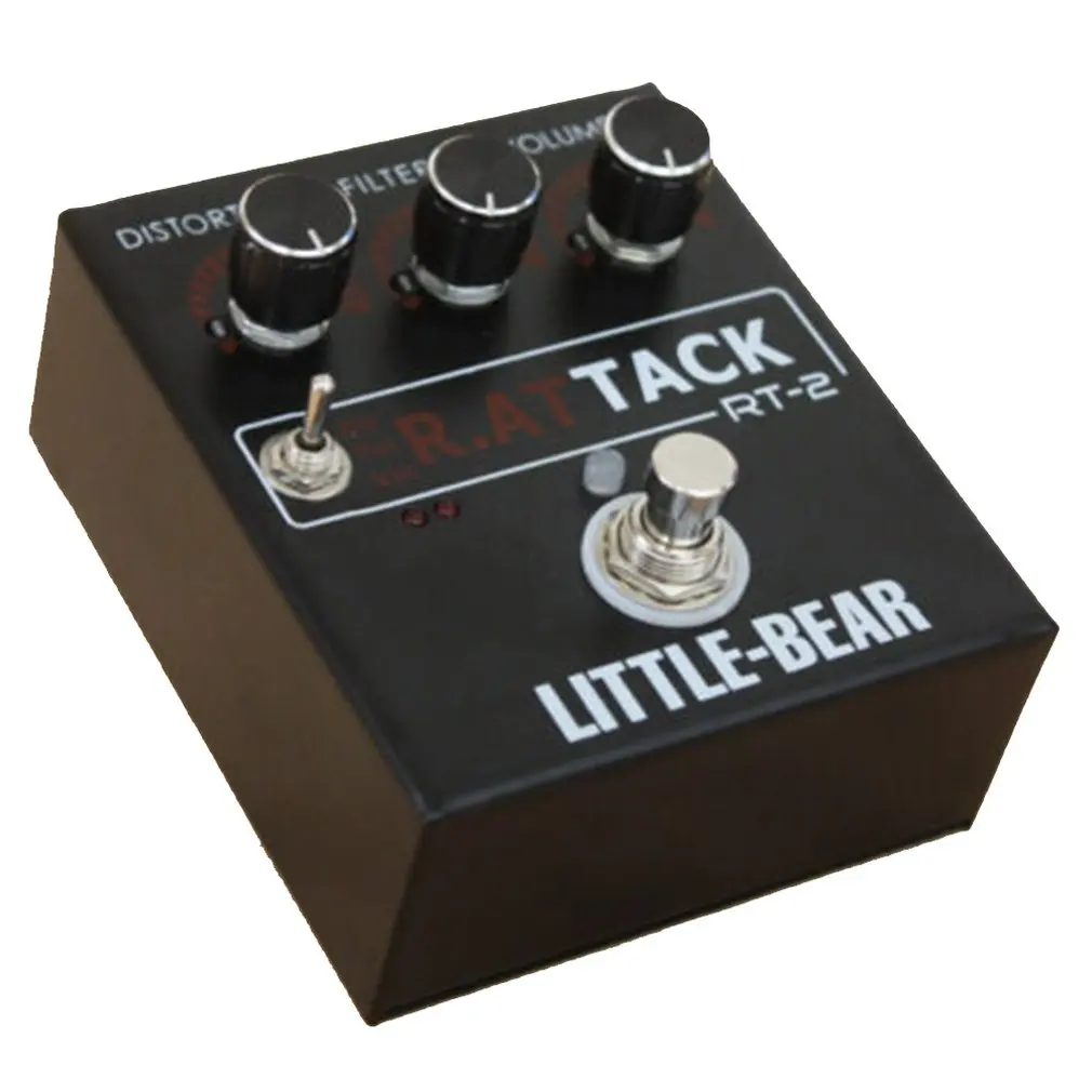 Маленький медведь гитара искажения турбо Stompbox педаль эффектор Motolora LM308AN AU