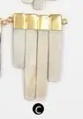 WT-C270 wkt опт 10 шт./лот корпус соединителя длинная прямоугольная форма оболочка с золотым покрытием в случайном размере для женщин ювелирные аксессуары - Окраска металла: C