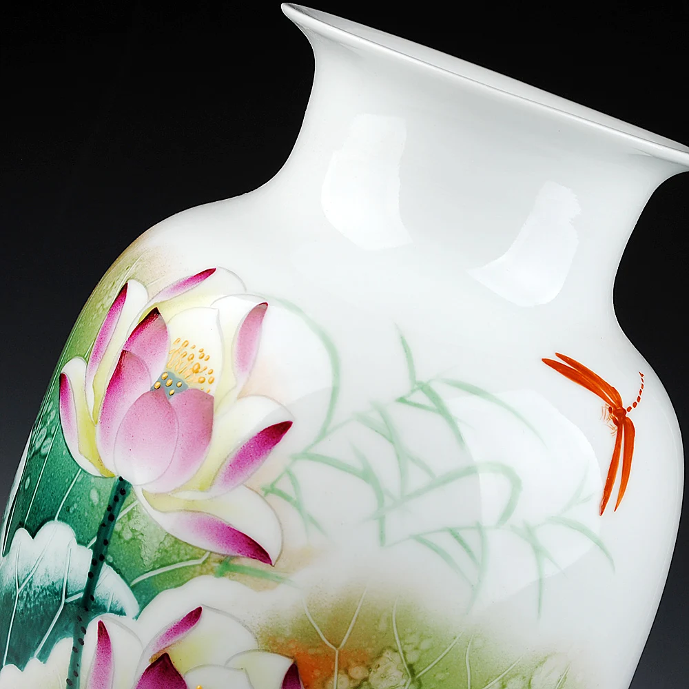 Керамическая ваза Цзиндэчжэнь Han Pinghui название знаменитости мастер фарфоровые