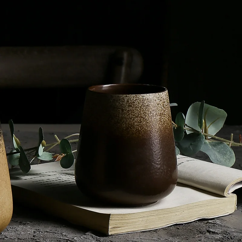 Чашка керамическая в японском стиле для кофе 360 мл | Дом и сад