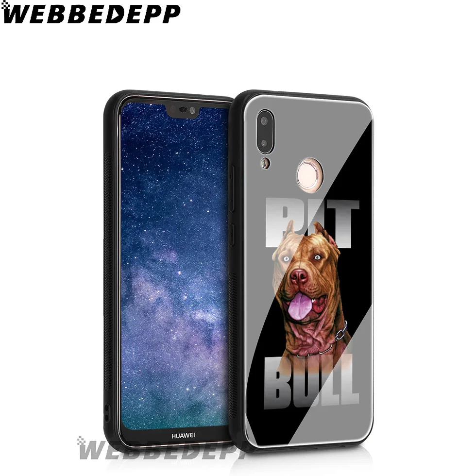 Чехол из закаленного стекла Pit Bull для Huawei Mate 20 P20 P10 P Smart 2019 2018 &amp Honor 10 9 8X 7A Lite Pro |