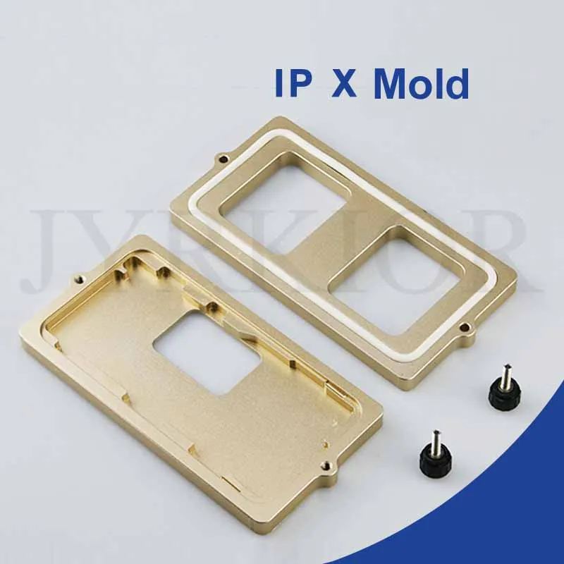 X frame mold Jyrkior нагревательный клеевой пистолет для iPhone X XS MAX холодный пресс рамка со стеклом холодный клей процесс склеивания средняя рамка инструмент - Цвет: X frame mold