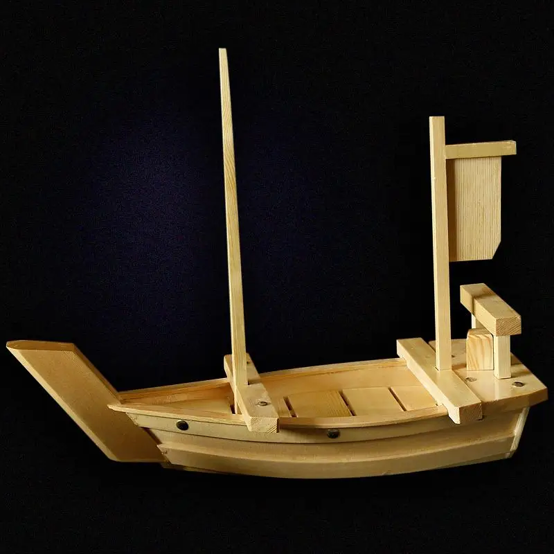 Деревянный 70 см Суши Лодка сервировочный поднос 28 &quotдля японских Еда море суши