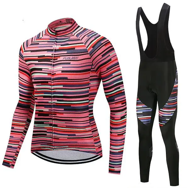 jersey and pants Зимняя велосипедная одежда, мужская термальная флисовая велосипедная Джерси, набор, профессиональный костюм для триатлона, комплект для горного велосипеда, Униформа, одежда, наряд, Майо - Цвет: jersey and pants