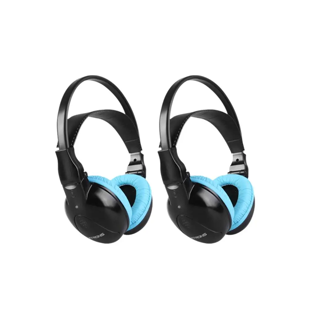 with DWH003 XTRONS черный 2 шт " HD 800*480 сенсорный экран мониторы подголовник автомобиля DVD плеер USB игры ИК и FM передатчик+ 2 беспроводные наушники - Цвет: with DWH003