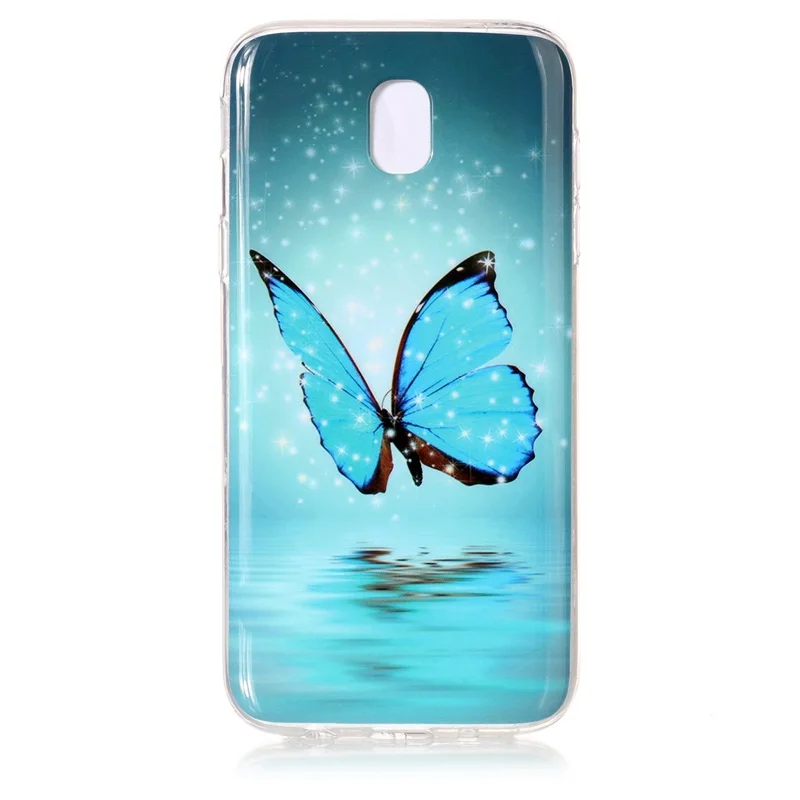 Чехол для Samsung Galaxy J3 J330 J5 J530 J7 J730 2017 задняя крышка fundas мультяшный ТПУ прозрачный