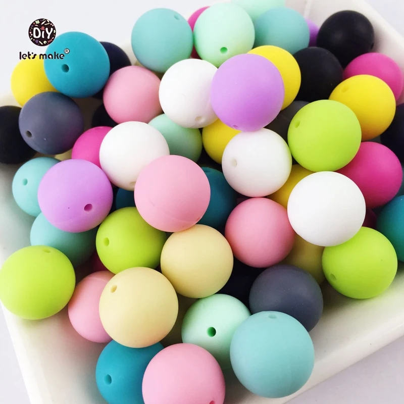 500 шт. силиконовые бусины для прорезывания зубов 12 мм|silicone beads|chew beadssilicone beads 12mm |