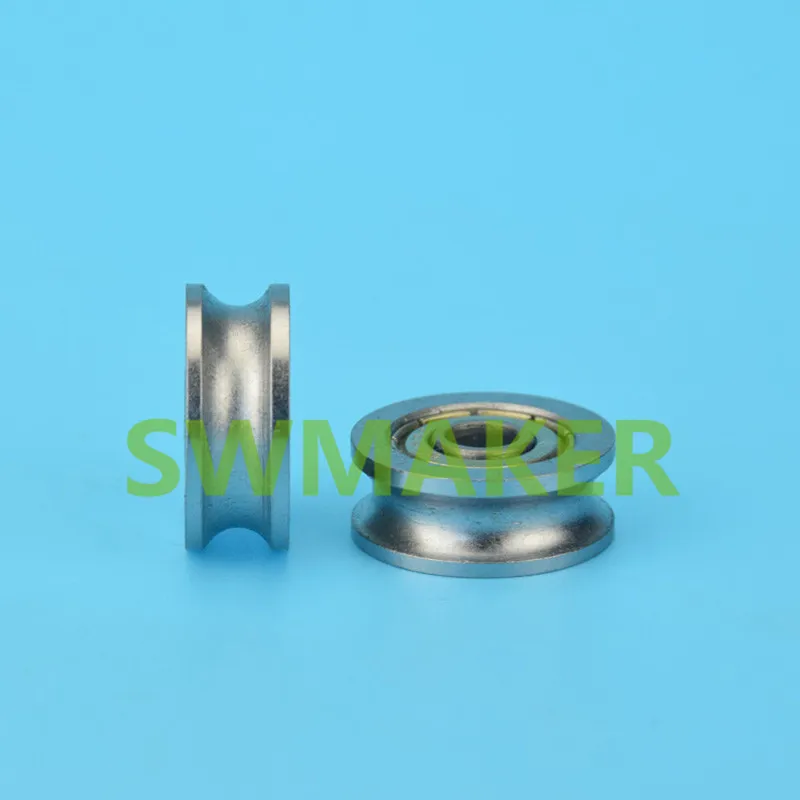 SWMAKER 5*19*7 5 мм u-образный шкив роликовый подшипник стальной канавка трос