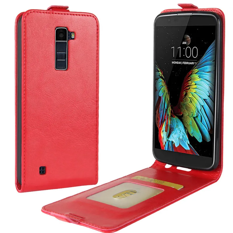 Чехол для LG K10 чехол-бумажник LTE 2016 чехол телефона из искусственной кожи 4G K430 K430DS