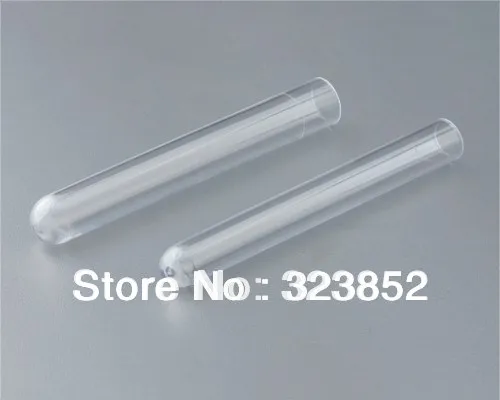 Лабораторная высококачественная прозрачная пластиковая пробирка 16x150 мм PS 20 мл