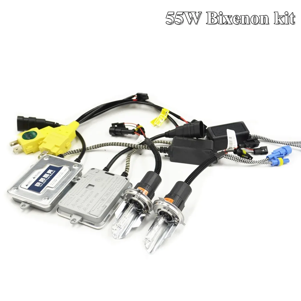55 Вт hid xenon комплект конверсионный комплект ксеноновый Балласт h1 h4 h7 h8 h11 hb3 hb4 Высокая Низкая ксеноновая лампа 4300 К 6000 К 10000 К