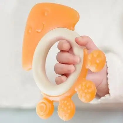 

High Quality Cartoon Colorful Animal Silicone Teether Toothbrush Training Teethers Baby Dental Care 5 pcs/lot