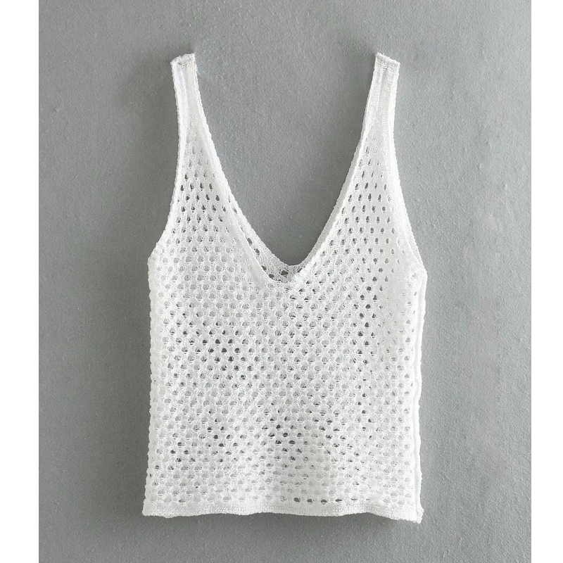 Новая женская модная базовая сетчатая повседневная трикотажная футболка с