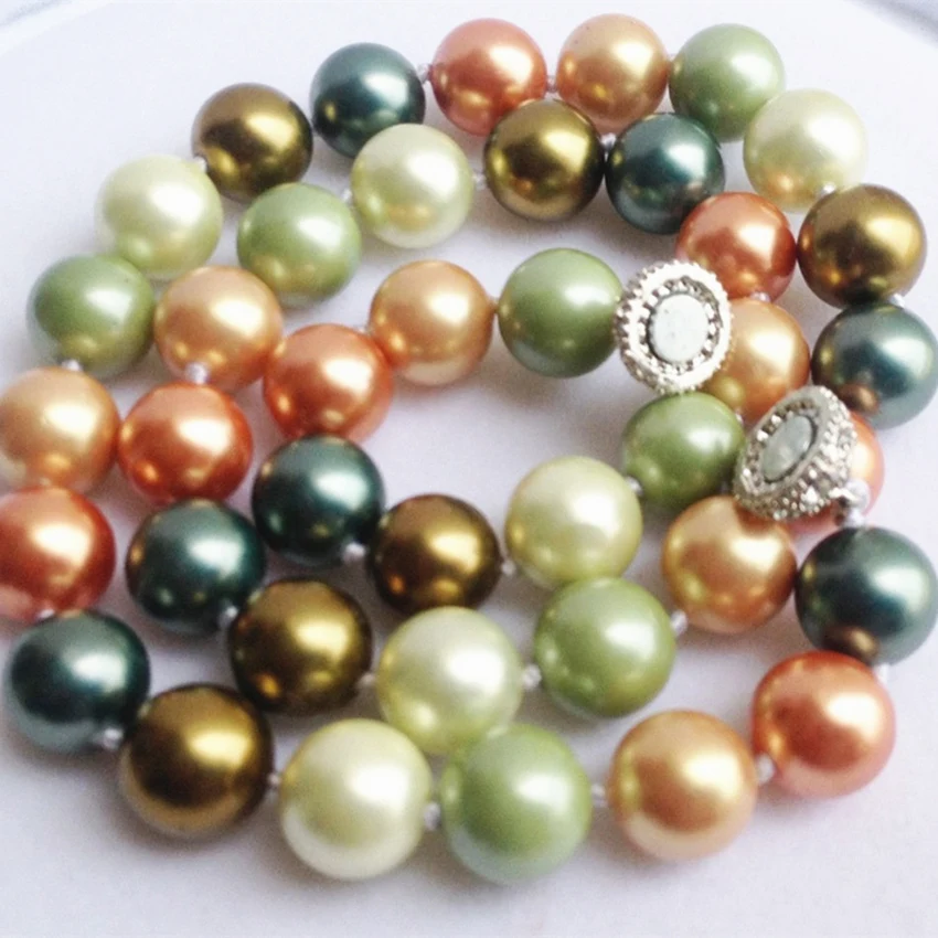 Мода Богемия Стиль 13 видов цветов оболочка имитация жемчуга 8 мм круглые бусины