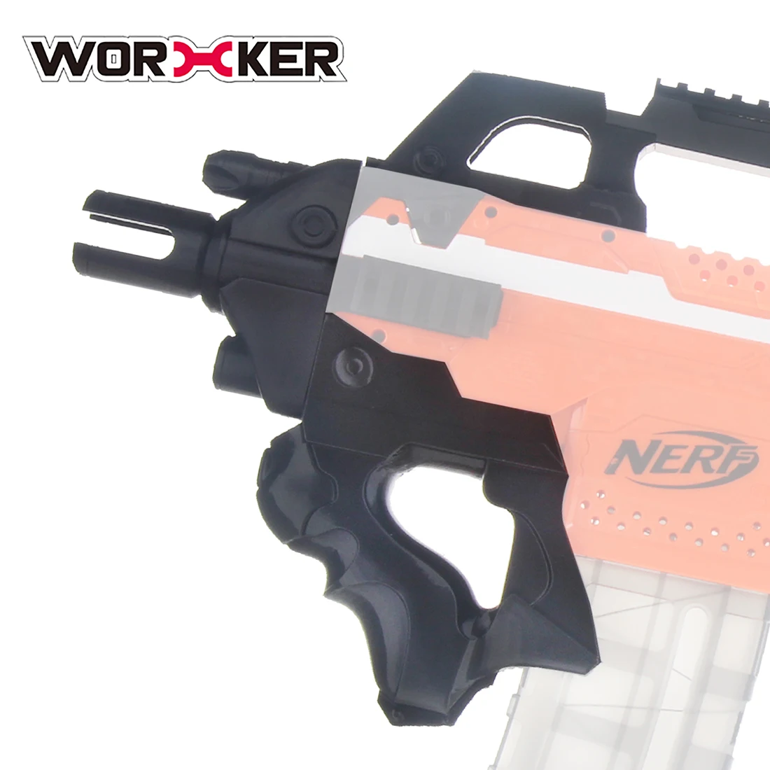 Рабочий F10555 3D печать № 193 гром тип передняя трубка комплект для Nerf Stryfe-черный