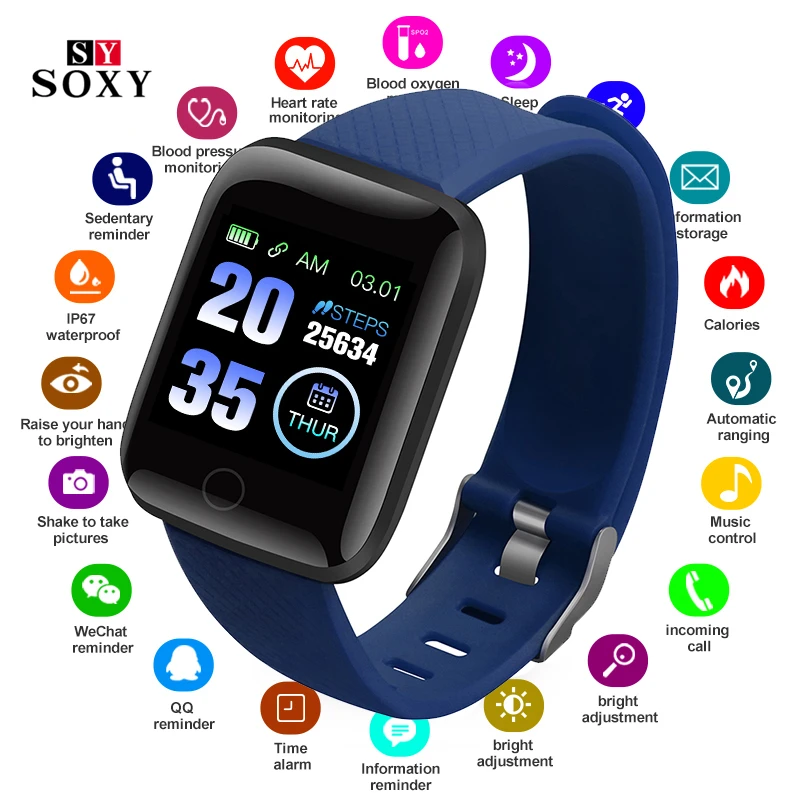 Смарт часы с пульсометром и тонометром IP67|Смарт-часы| |