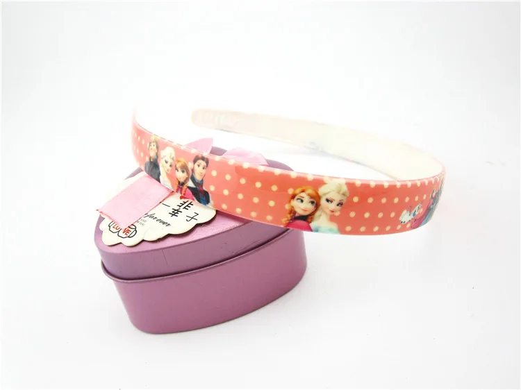 Disney Мультфильм Замороженные Детская повязка на голову Эльза принцесса голова пряжка обруч для волос аксессуары девушка подарок на день рождения косметический головной убор игрушка