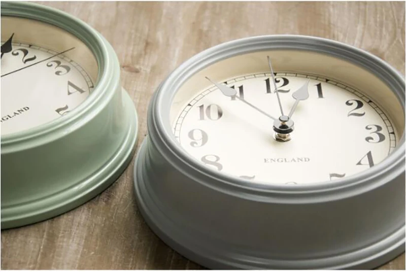 8 дюймовые круглые Настенные часы Saat Reloj Relogio De Parede, Современные Простые бесшумные часы для спальни, металлические часы для гостиной, кварцевые часы