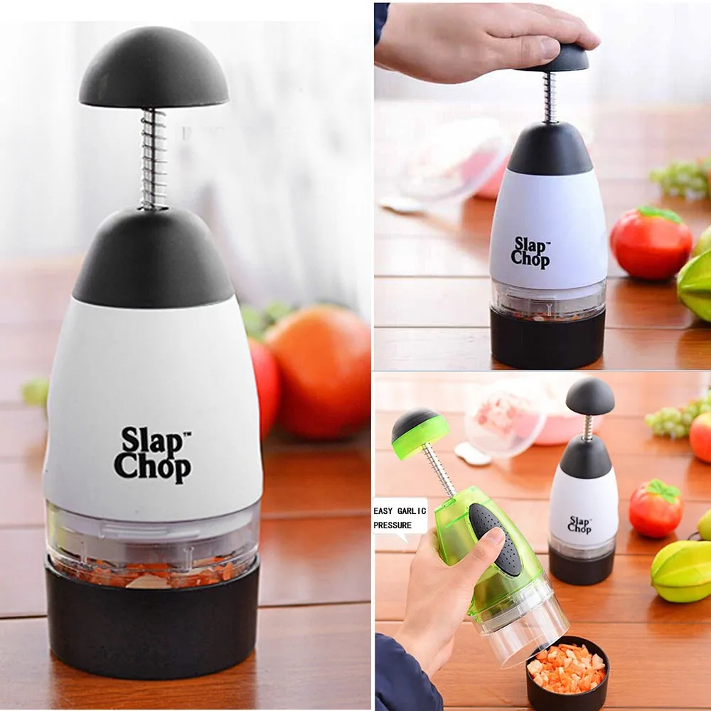 Slap Chop Еда измельчитель машина Терка Чоп овощей slap Чеснок измельчителя Кухня