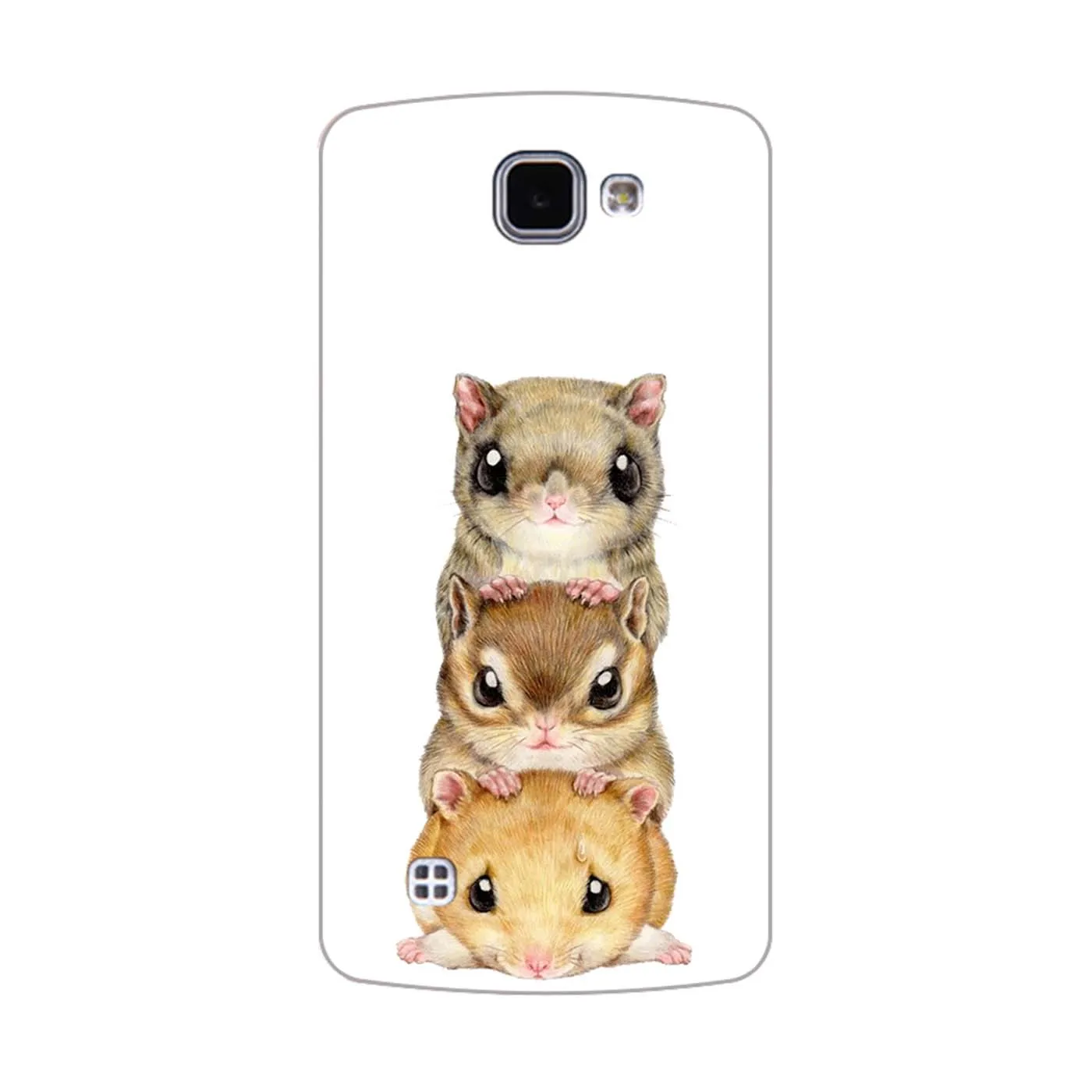 Soft Silicone Phone Case Cover for LG K4 Lte Fashion Owl Tower Butterfly Printing Cell Cases K120e K130e | Мобильные телефоны и