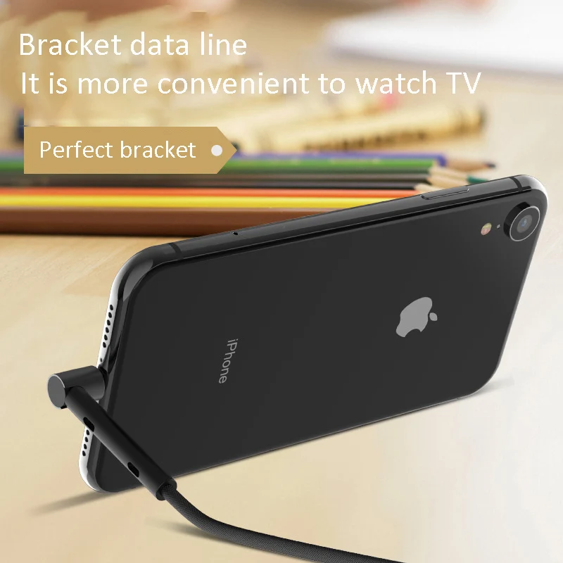 2.1A кабель для быстрой зарядки iPhone X XS MAX XR 8 7 6s Plus 5 USB мобильного телефона передачи