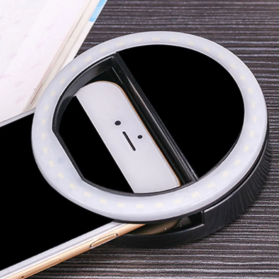 Универсальное портативное светодиодное кольцо для селфи вспышка мобильного