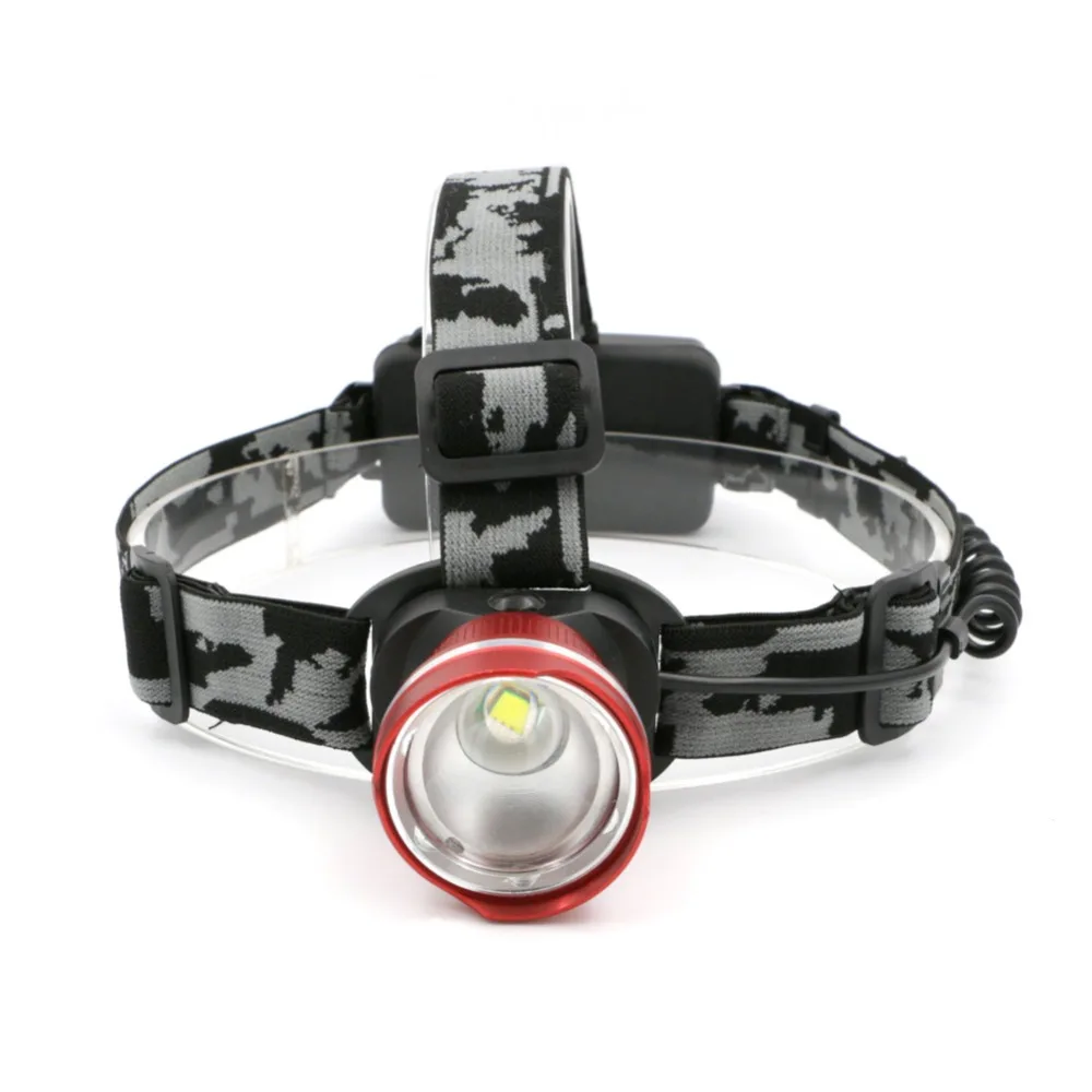 Прозрачный инвентарь для продажи Zoomable XM L T6 светодиодный головной свет 2000LM лампа 4