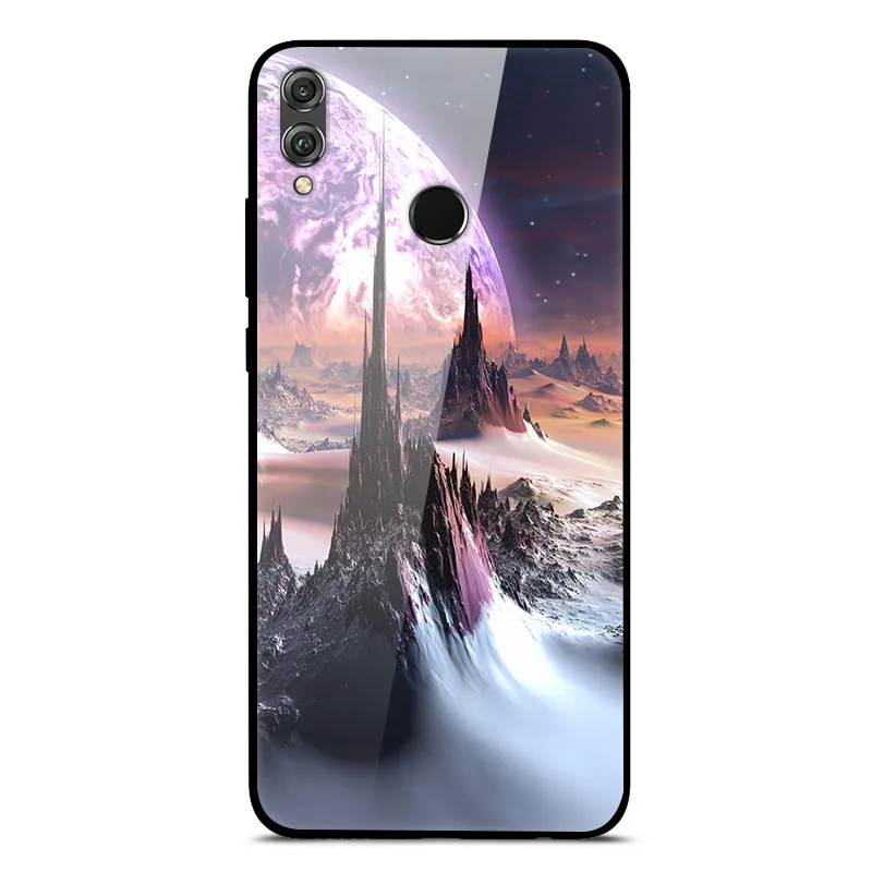 as photo 8 Чехол для huawei Honor 8X, чехол Honor8x Max, задняя крышка из закаленного стекла, чехол для huawei Honor 8X, чехол 8 X TPU, бампер Honor 8X Max - Цвет: as photo 8