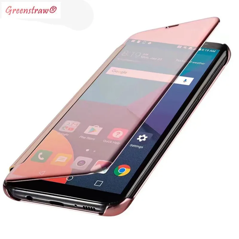 Чехол S8 для samsung S9 покрытие Флип зеркальный Жесткий PC чехол телефона S7 edge Note 5 8 9 |