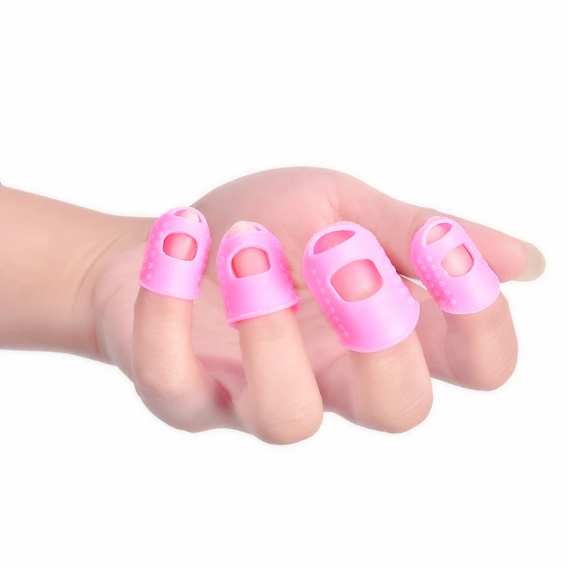 Гитарные аксессуары для гавайской гитары защита пальцев 4 шт./компл.|Детали и