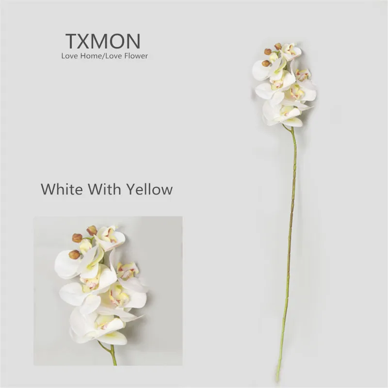 искусственные цветы Настоящее сенсорный бабочки орхидеи для домашнего отеля Чай