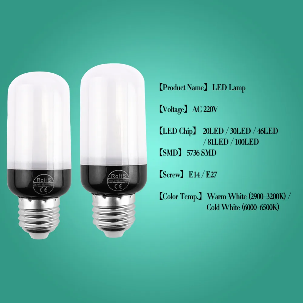 Светодиодная лампа e27 e14 220v 110v 3w 5w 7w 9w smd 5736 ic корабль dido теплый белый